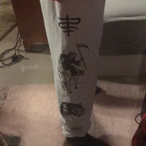 Sketchy tank sweatpants
